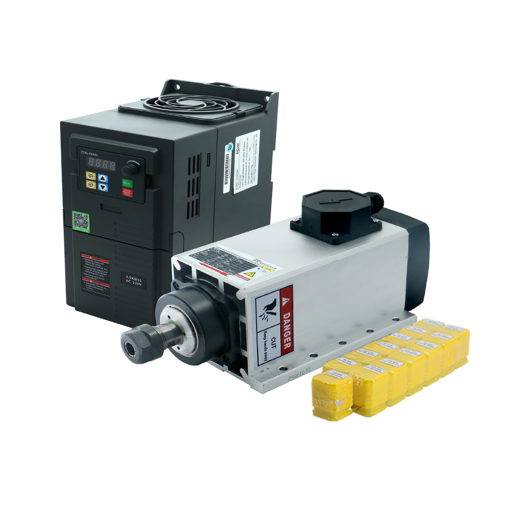 Cnc Spindle Motor - 3.5KW ER20 220VSquare Fly-edge Scatola di